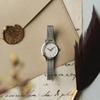 MATOW Ladies Watch Tsuki Seigetsu Clear Moon Round Silver White Mesh MW005007
