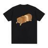 Cat Loaf T-shirt Summer Unisex Cotton Tee-shirt Cartoon Print Kawaii O-neck Anime Tshirt Short Sleeve Casual Fashion Clothes
