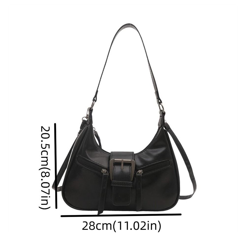 Y2K Buckle Crossbody Bag New Design Spicy Girls Handbag Fashion Y2k Shoulder Bags  Female
