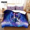 Mystery 12 Constellations Duvet Cover Set Cartoon Anime Bedding Set For Kids Teens Adult Polyester Comforter Cover Bedroom Decor