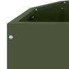 Plant Pot Olive Green 90 X 45 X 50 Cm Steel