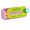 Estuche de Joyería de Viaje Estilo Lata de Sardinas Novedosa con Almacenamiento Compacto para Anillos, Pendientes de Botón, Pulseras y Collares