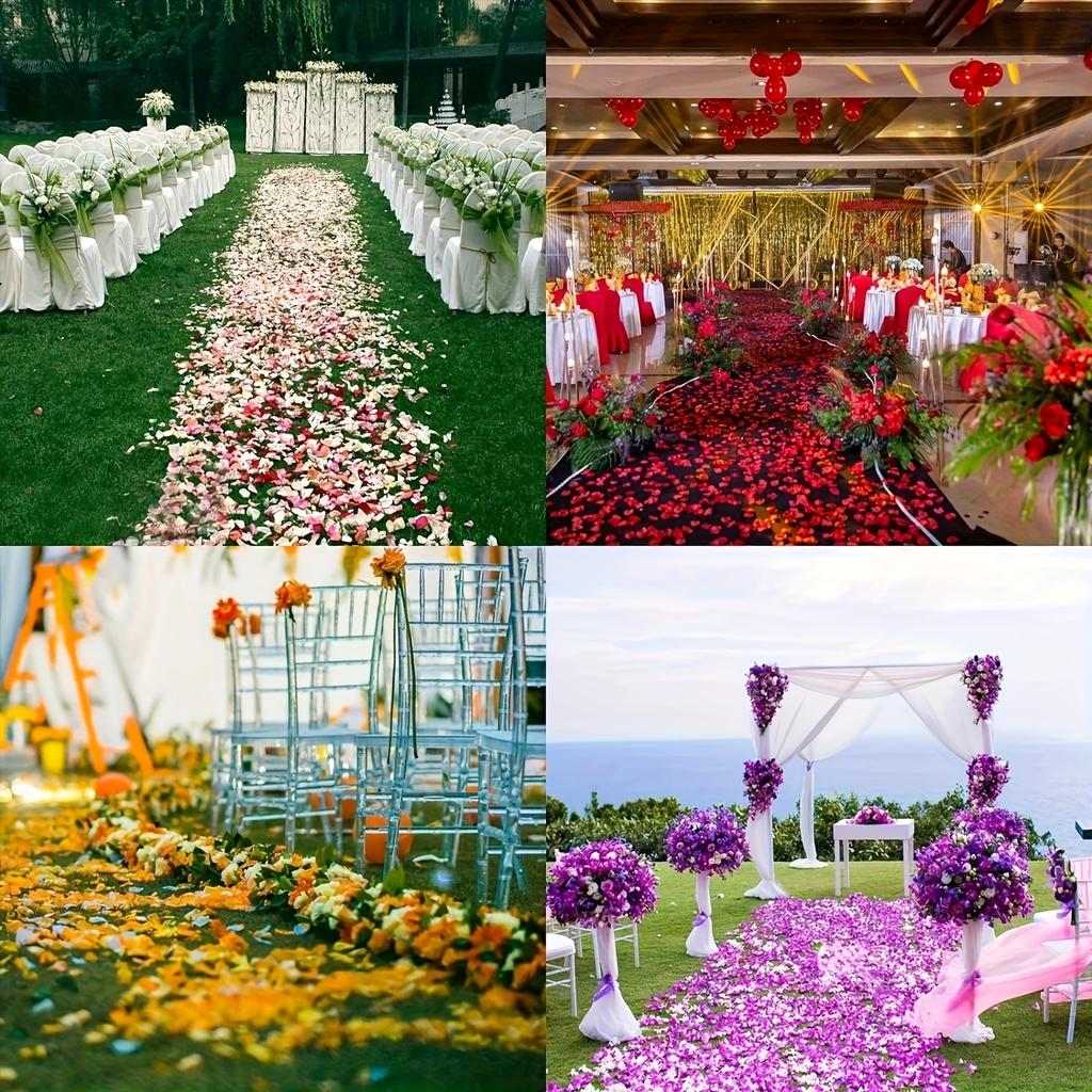 1000 pcs/pack of artificial rose petals | Wedding roses, engagement/proposal roses, and Valentine's Day artificial rose petals