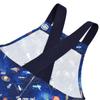 COLORFUL CANDY STYLE Back Cross Kids Apron Future Planetary Exploration and Spaceship Set Boys Cool Kids Children Apron Triangle Scarf Set Kids Apron
