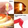 Hohe Helligkeit 220V 230V COB Streifen Wasserdicht Mit/Ohne Schalter Stecker 288 LEDs/M Weiß Natur Warm Flexibles Band LED Licht Heimdekoration