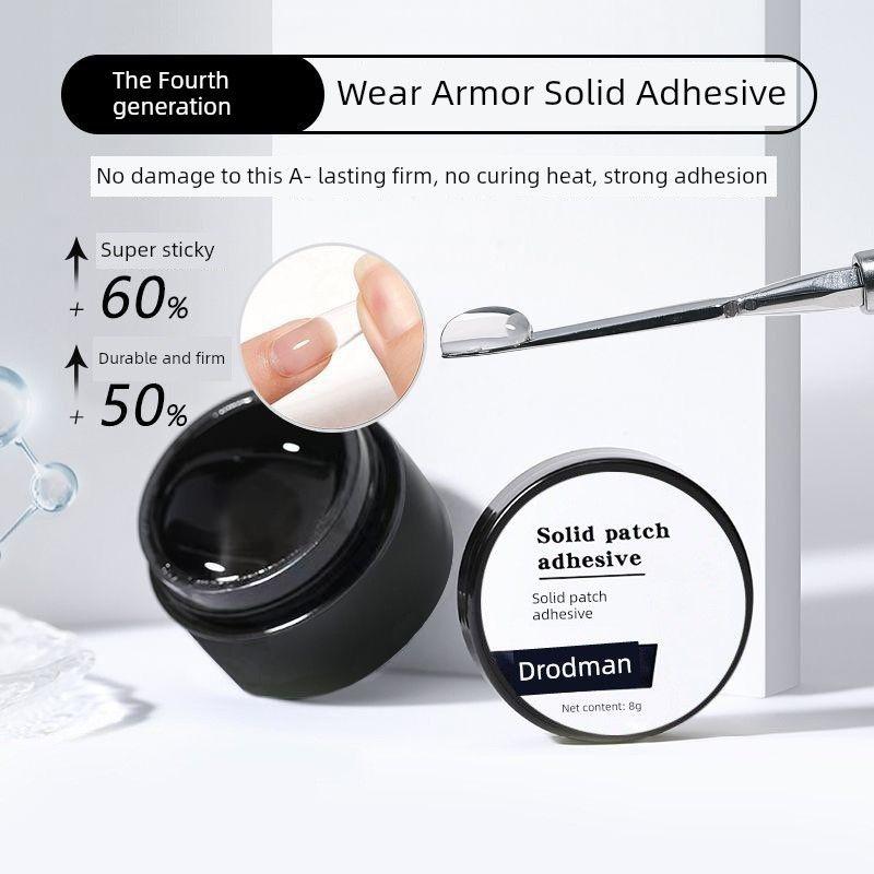 

Pink Capsule Ultra-Thin Waterproof High-Viscosity Wearable Manicure Solid patch adhesive