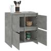 Sideboard Concrete Grey 70 x 41 x 75 cm Particleboard