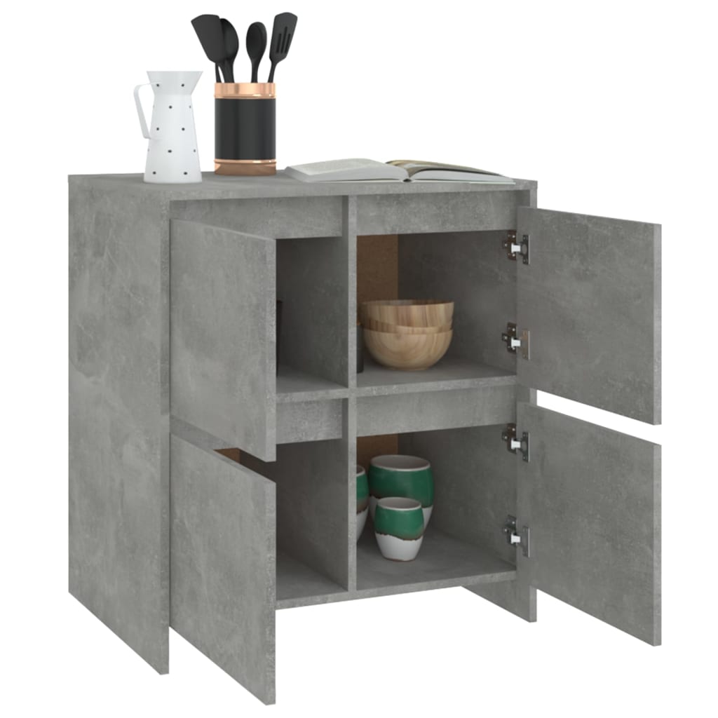 Sideboard Concrete Grey 70 x 41 x 75 cm Particleboard