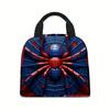 Spider Printed Lunch Bag, Insulated Tote Bag, Portable Handbag, Tote Bag Ice Bag Lunch Bag Multifunctional Lunch Bag, Insulated
