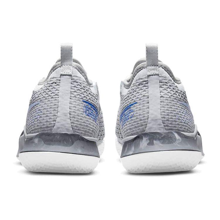 NikeCourt React Vapor NXT Light Smoke Grey Hyper Royal Men Sneakers Aluminum Grey-Fog CV0724-008