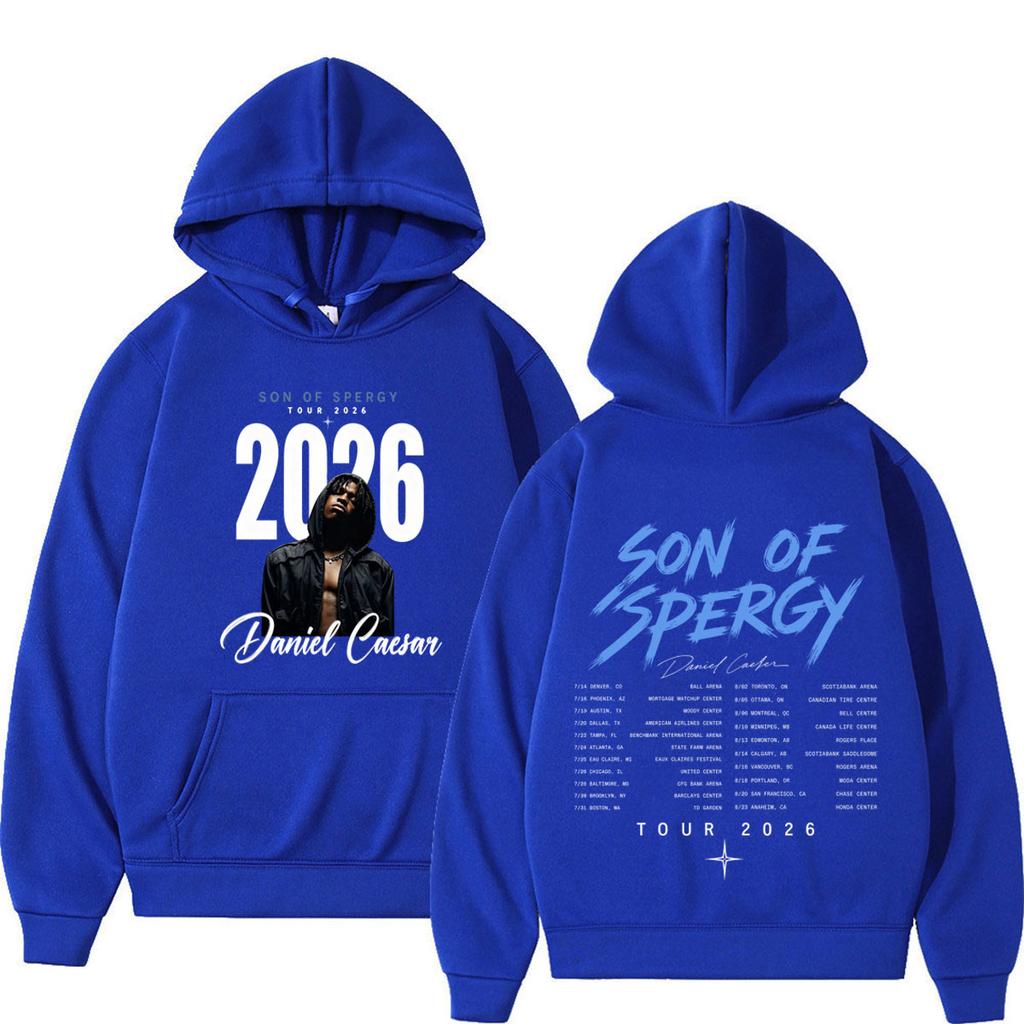 Daniel Caesar Son of Spergy Tour hoodie Men's Women Fashion Clothing sweatshirt Long sleeves Loose Casual pullover