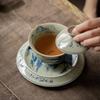 Traditional Hand-painted Blue & White Ceramic Gaiwan Tea Set