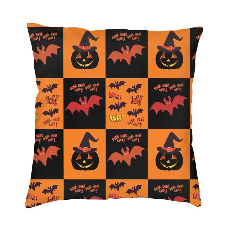 

Halloween Bats Pattern Cushion Cover Double Side 3D Print Goth Occult Witch Throw Pillow Case Living Room Pillowcase Decoration 30x30cm 12x12in
