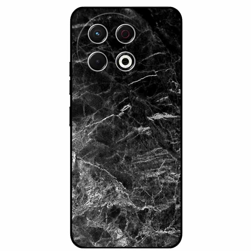 For Tecno Spark 30 Pro Case Marble Painted Silicone Back Cover Cases For KL7 Spark 30 Pro Soft Black Phone Funda Spark 30 Pro 4G