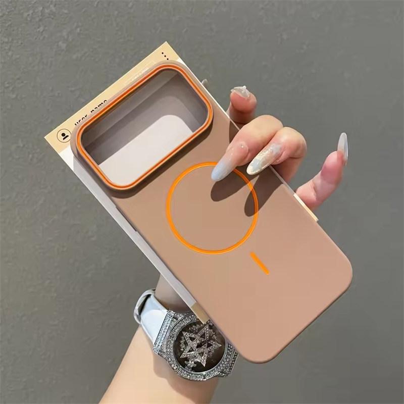 Luxusní matný barevný tekutý TPU magnetický kryt pro iPhone 17 Air 16 15 14 13 12 11 Pro Max Plus Bezdrátové nabíjení Nárazuvzdorný kryt