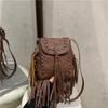 New Tassel Bag Retro Personalized Rivet Shoulder Messenger Bag Versatile Small Bag Women's Shoulder Bag