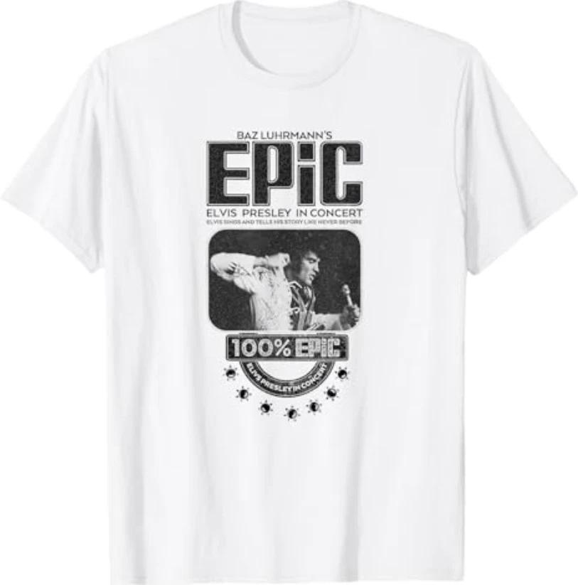 Elvis Presley Epic 100 Percent Logo T-Shirt M