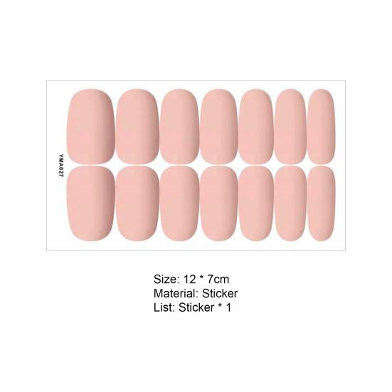 Nail Sticker Self-Adhesive DIY Ultra Thin High Saturation Full Wraps Polish Strips