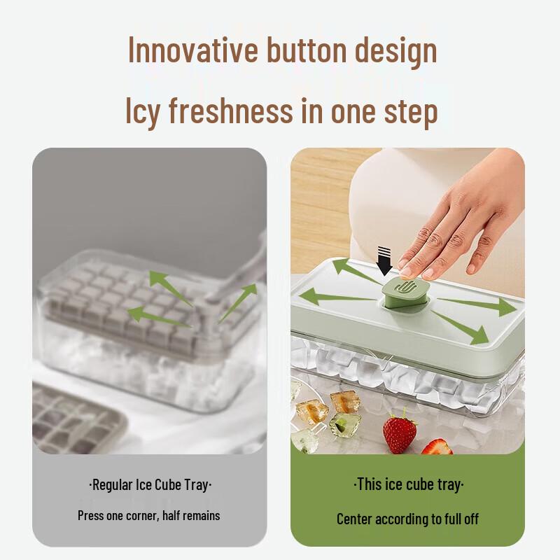 Debo Quick Release 32-Grid Ice Cube Tray Set
