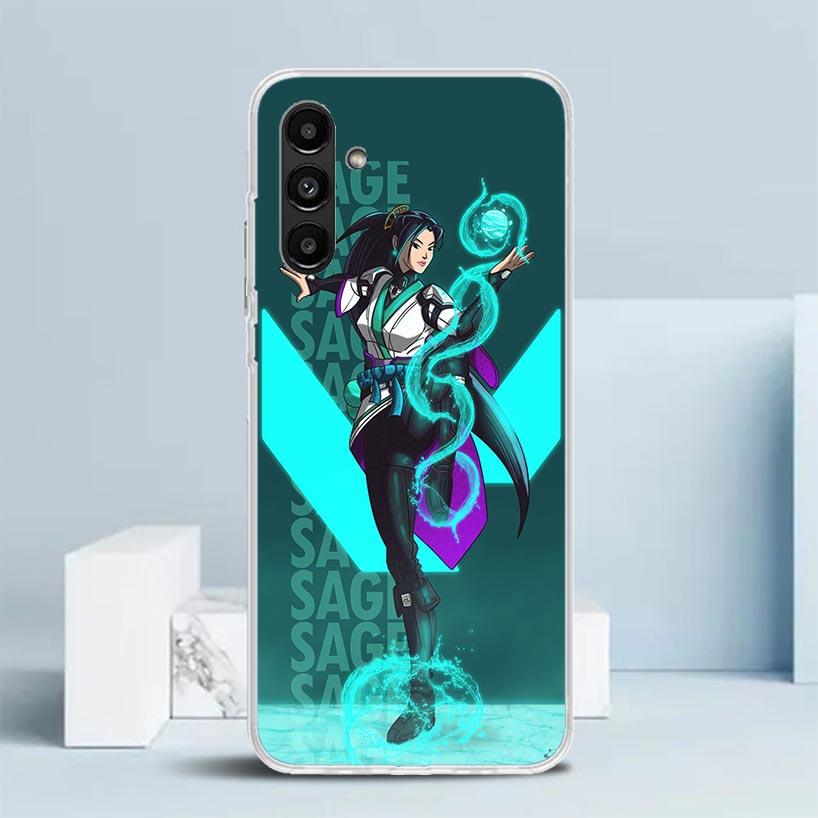 Valorant Sage Phone Case For Samsung Galaxy A17 A37 A57 A16 A15 A14 A13 A56 A55 A54 A53 A36 A35 A34 A33 A26 A25 A24 A23 Galaxy A