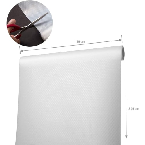 LIHAO Under-Sink Sheet, Waterproof, Cupboard Sheet, Non-Slip, 30x300cm, Drawer Sheet, Shelf Sheet, Cupboard Sheet, Insect Repellent, Waterproof, Trans