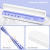 White Silicone Carrying Pencil Case with Accessory Holder Compatible with Apple Pencil 1st and 2nd Generation Box Style