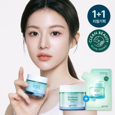 Goodal Houttuynia Cordata Hyaluronic Soothing Cream 75ml Refill Plan (+75ml Refill)