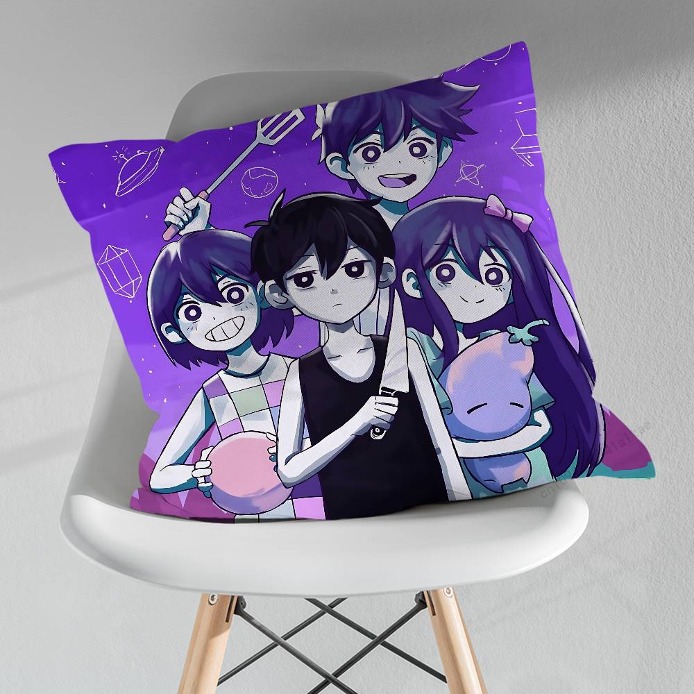 Game OOmori RPG Art Various Sizes Square Pillow Case For Car Home Bedchamber Decor Birthday Gift