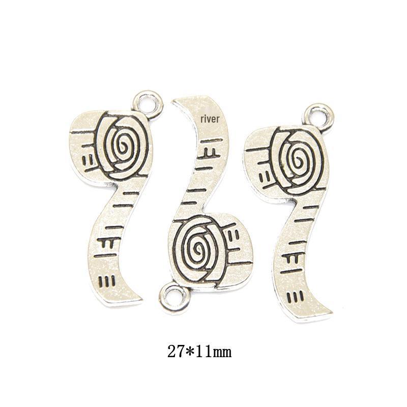 Ensemble de 17 outils de bricolage pour la fabrication de bijoux: Tournevis, Clé, Hache, Scie, et Accessoires Pendentifs