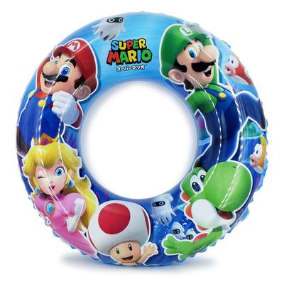 Super 70cm Acessório Piscina Mario, Luigi, Yoshi, Anel,
