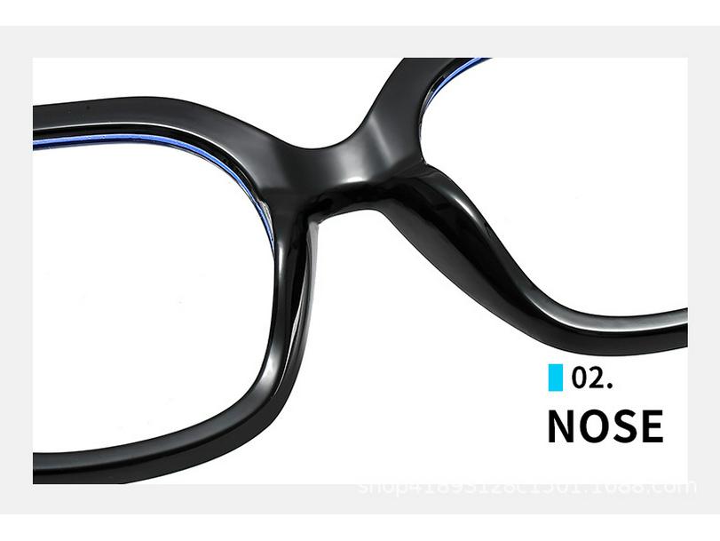 2023 Trendy Leopard Print Women's Large Frame Glasses - Fashionable and Simple Design