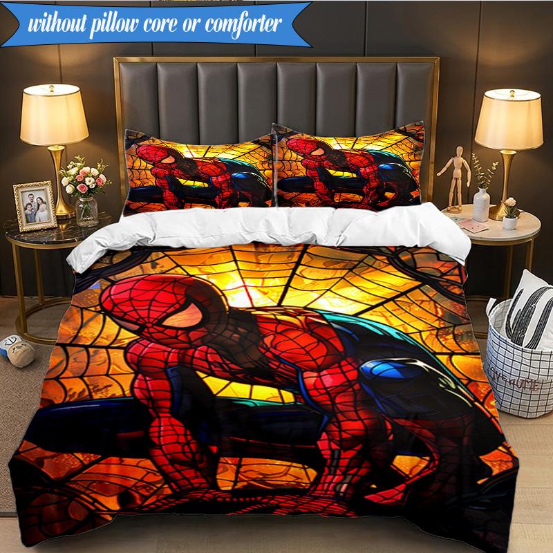 Red Spider 3pcs K-pop Music Group Bedding set,Ideal for Bedroom, Dormitory,Including Duvet Cover And 2pcs Pillowcases,Fan Gifts