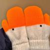 1Pair Creative Design Daily Travel Swan Knitted Gloves Photography Cute Skin Friendly Soft Realistic Details