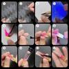 1 Sheet Duals Sided French Nail Forms Sticker French Line Sticker Nail Extension Forms Guide Stickers for Nail Design