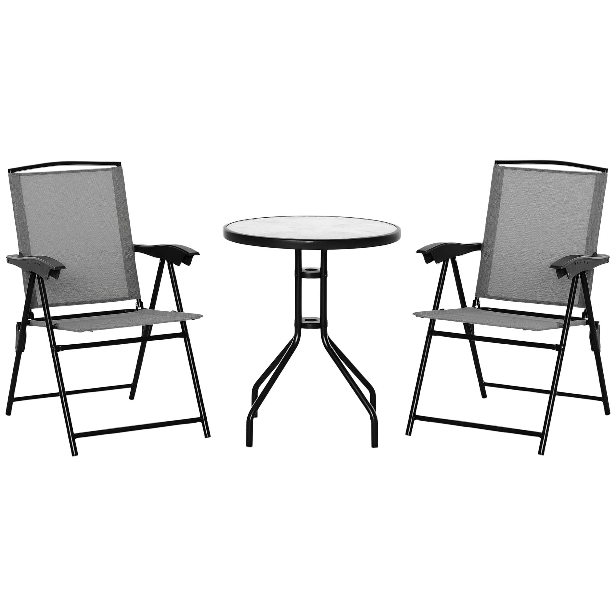 Garden set 3 pieces 2 multi-position