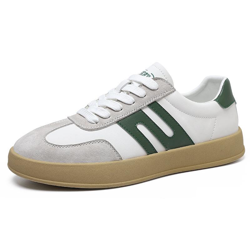 

Foreign trade 2025 new quality German training board shoes men s European station color matching contrasting white shoes trendy casual sports shoes 44