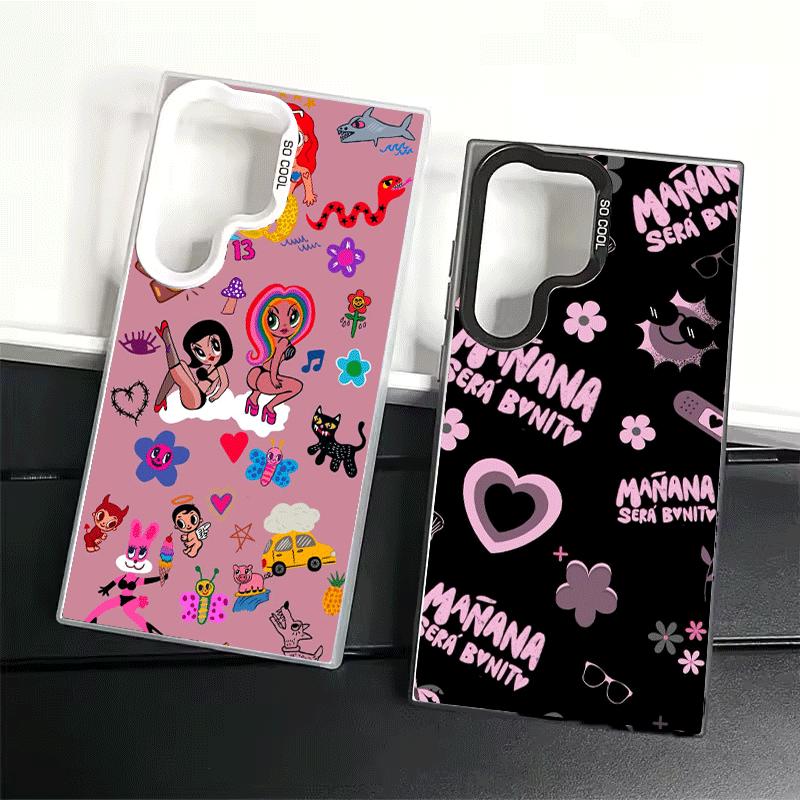 Karolg M-Manana Sera B-Bonito Shockproof Phone Case for Samsung Galaxy S26 Edge S25 Ultra S24 FE S23 Plus S21 Cover Anti Fall Fu