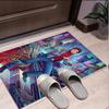 Knight Rider Pattern Rug, Indoor/Outdoor Mat, for Picnic, Gameroom, Bedroom, Office, Living Room, Home Decor Carpet, Birthday Gift