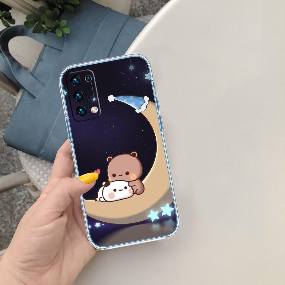 CJ21 BUBU DUDU Transparent Phone Case for LG K22 K30 K40 K40S K41 K42 K50 K50S K51 K51S K52 K61 K62 K71 K92 Q60 Q61 V40 V50 V60