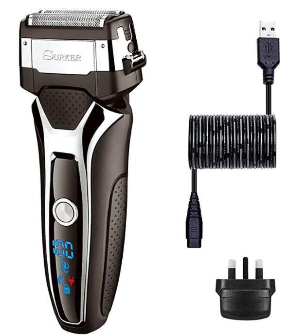 Smart Rechargeable LCD Electric Shaver for Men, RSCW-9008