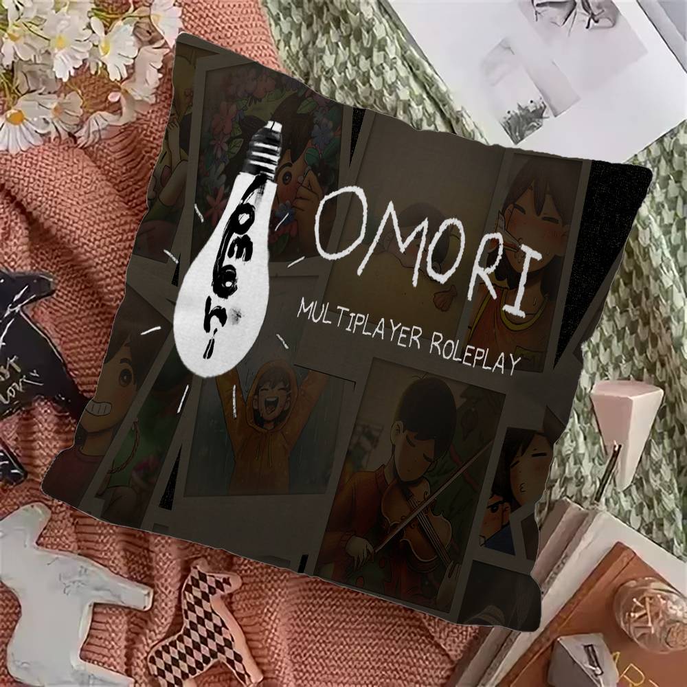 O-Omori Pillow Cover for Bedroom Room and Living Room Sofa Decorative Cushion Cover