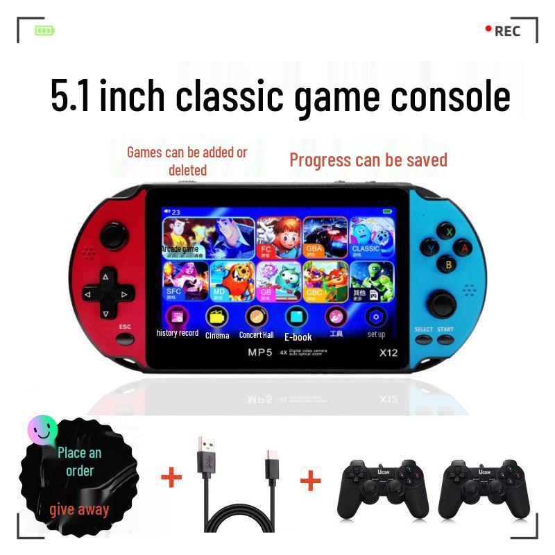 Nostalgic Rechargeable Handheld Game Console with Classic MP5: Three Kingdoms, Journey to the West & Pokemon. Free Shipping Included.