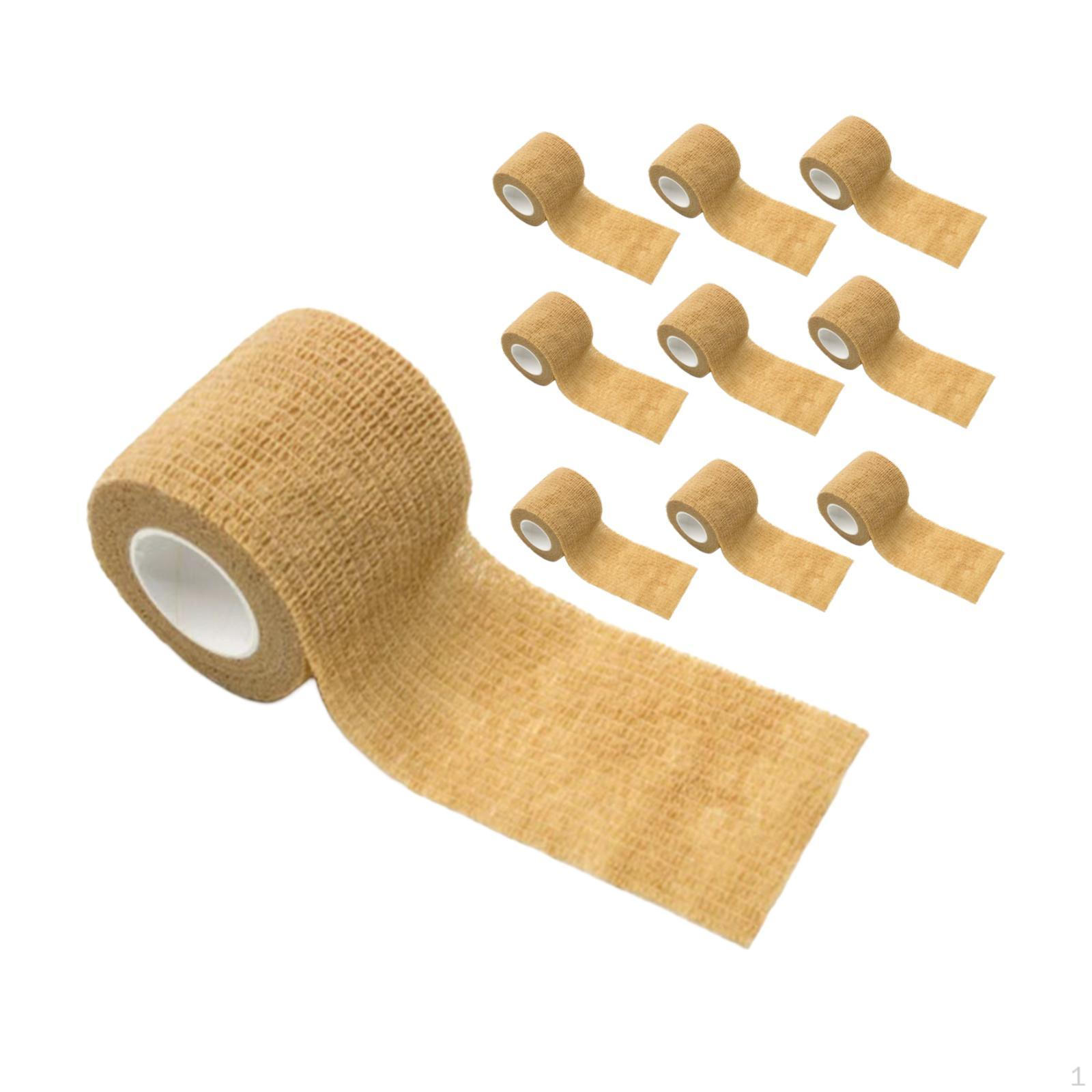 

10x атлетическая спортивная лента, поддерживающая липкая повязка для запястья, виды спорта жёлтый