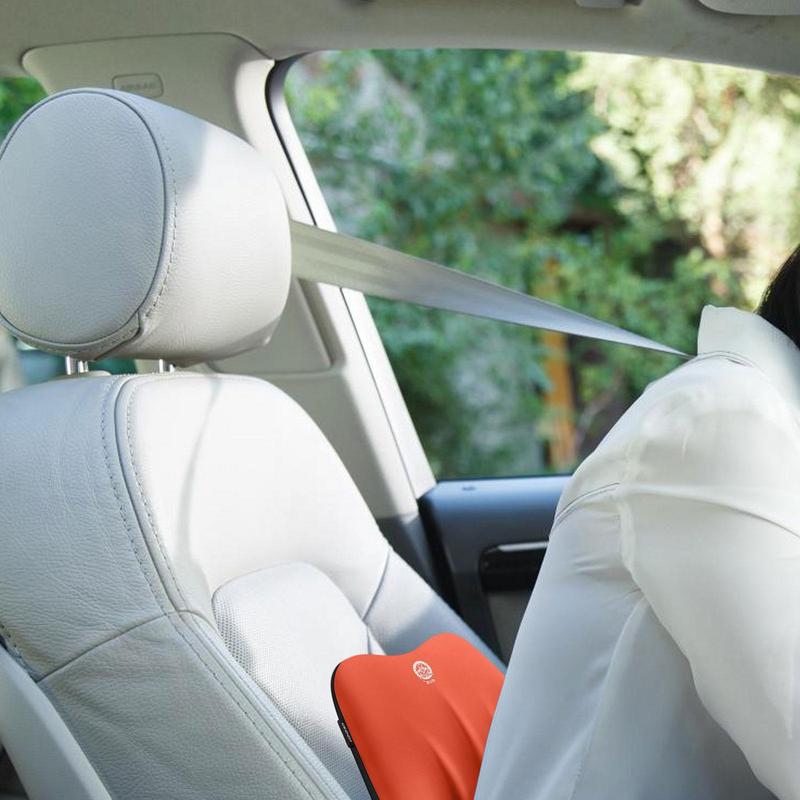 Car Lumbar Cushion Car Waist Support Made Of Memory Foam Memory Foam Seat Back Head Rest Pillow Breathable Support Pillow For