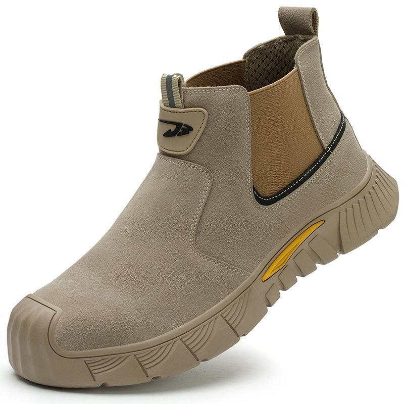 

Fashion Steel Toe Cap Working Boots Anti-Puncture Work Shoe for ManIndestructible Work Shoes Outdoor Work Shoes Safety Boots for Men 48