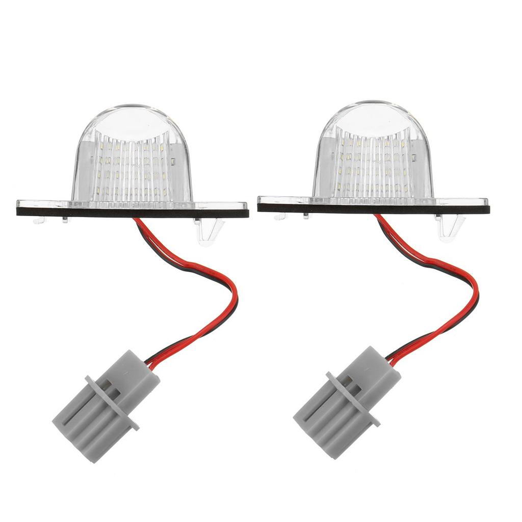 Placă de înmatriculare cu LED fără erori de 2 buc pentru Honda Crv pentru Jazz Crosstour Odyssey Stream Freed Logo Insight HRV FRV