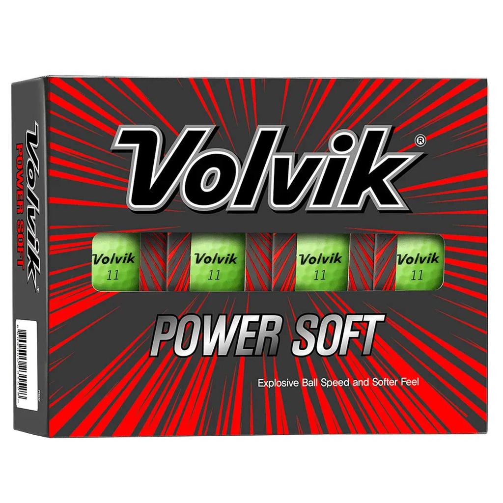 Volvik POWER SOFT Golf Balls Volvik Power Soft 1 Dozen 12 Balls Directly Imported from USA Green
