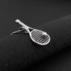 New Badminton Racket Trendy Hip-hop Tennis Racket Accessories Necklace Pendant