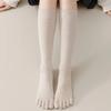 High Tube Five-Toe Socks Spring Autumn Five Finger Socks New Calf Socks  Ladies Stocking