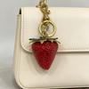DIY Strawberry Keychain Elegant Bag Pendant Bag Accessories Fruit Bag Charm  Key Ring